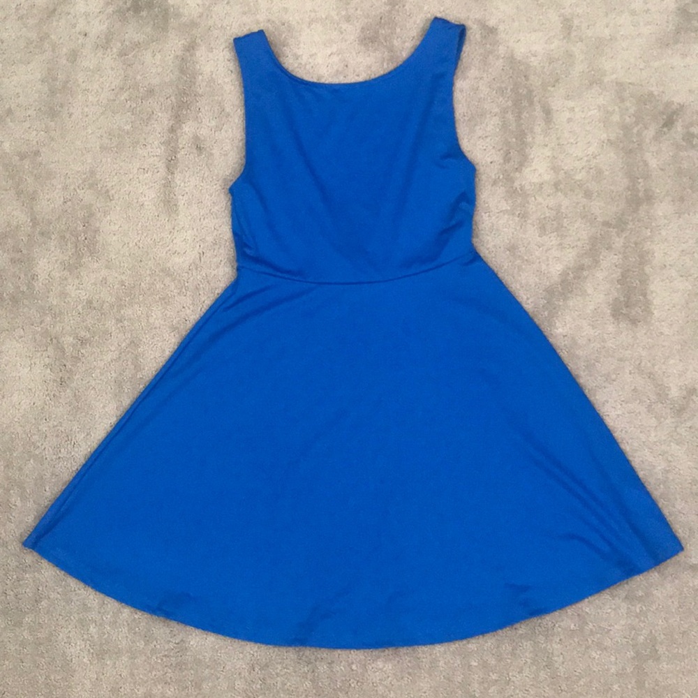 Blue tank top dress